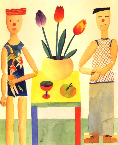 STILL LIFE WITH TULIPS